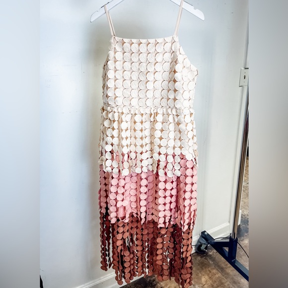 Just Me Circle Fringe Dress - Picture 3 of 3